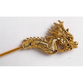 龍頭拐 龍拐 神像 法器 - 四種尺寸 母娘 瑤池金母 福德正神 王母娘娘 土地婆 土地公 佛俱, 1個, 8吋8/1尺神像用 長30公分