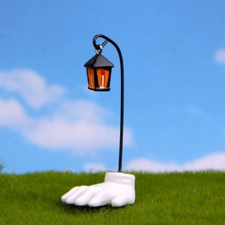 【微景小舖】千與千尋 夜里路燈無臉男的禮物 拿金子無臉男 千尋 造景公仔 拍攝道具 DIY花盆裝飾品 園藝造景, 手掌吊燈