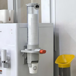 UH홈데코 원터치 자동 종이컵 디스펜서, 그레이, 1개