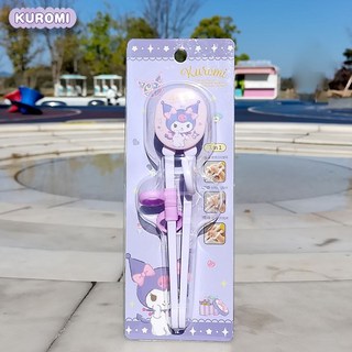 庫洛米兒童筷子 2-8歲寶寶學習訓練筷 小學生餐具 臺灣出貨, 1個, 庫洛米學習筷