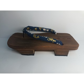 日式傳統木屐 男士功能鞋款 舒適木質鞋底 防滑耐磨布料鞋帶