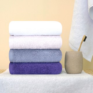 송월타올 호텔수건 레이블 퍼플라인 170g 40수 기념수건 답례품, 딥퍼플, 1개, 딥퍼플