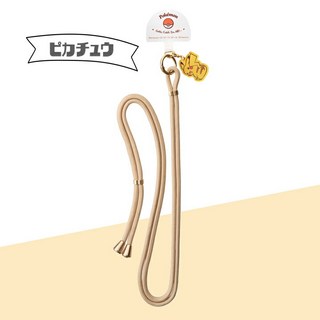 日本SUNCREST 寶可夢手機肩帶 皮卡丘/耿鬼/謎擬Q/卡比獸/百變怪 手機背繩, 1個, 皮卡丘（現貨）