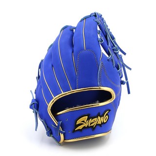 스사노 트레이닝글러브 수비연습용 펑고용 글러브, 1개, 블루/골드