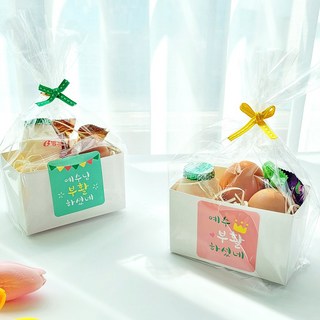 [물가] 부활절 포장 세트_예수부활하셨네_6p, 혼합색상, 1세트