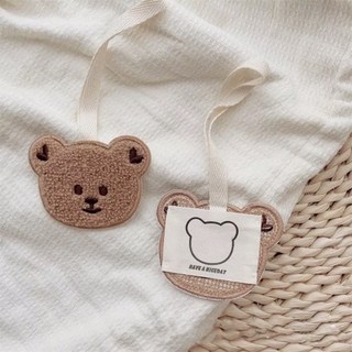 MVE小舖 姓名掛飾 熊熊姓名吊牌 行李吊牌 韓國ins小熊名字吊牌 名牌掛飾 包包掛飾 幼稚園名字吊牌 包包配件