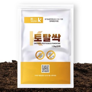 토탈싹 입제 친환경 토양 병해충관리제 ( 토양 살충제 살균제 농약 성분 X ), 1개, 1.5kg