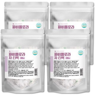 파비플로라 추출물 100% 식약청인증 자색생강 흑생강 분말 차 티백 H.딜리버리, 4개, 36g