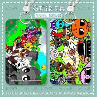 sprunki節奏盒子週邊身份證公交銀行卡學生卡飯卡水卡校園卡套識別證卡夾 門禁卡套