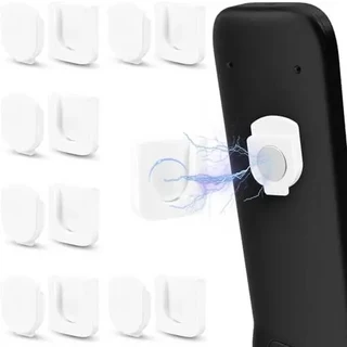 2/4/6 가정용 원격 제어 스토리지 벽걸이 형 접착 자기 후크, 09 White 6-pack