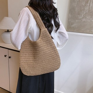 라라상점 홀리데이 라탄 심플 비치 숄더백 (2colors)