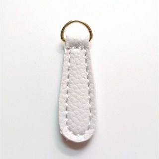 萬能拉鏈頭 可拆卸拉鍊頭 活動多功能拉鍊 拉鏈配件 拉鍊頭 修復神器 可拆卸金屬拉鍊, 1個, 純白色皮頭（金扣）