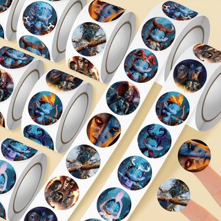 아바타3 스크롤 스티커 롤타입 노트북 장식 굿즈, 1권  14장 그림  500장의 스티커 루프