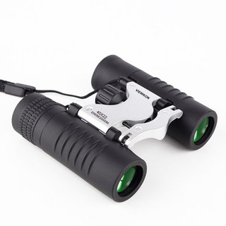 뷰콘 블랙앤실버 접이식 휴대용 40배율 2Km 쌍안경망원경, 22mm