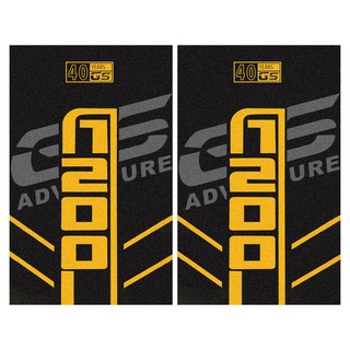 오토바이 프론트 포크 충격 서스펜션 반사 데칼 스티커 BMW R1250GS 어드벤처 에디션 40 년 GS R1200GS LC R 1250, 1개, 40R1200GS ADV Yellow