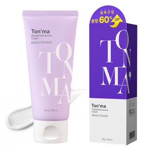 톤마 글루타치온 PDRN 기미 검버섯 잡티 착색 개선 미백 대용량 크림 화이트닝, 1개, 80g