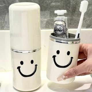 양치용품보관컵 여행용 휴대용 칫솔치약보관컵케이스, 상품선택, 화이트, 1개