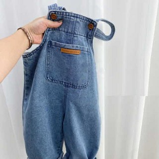 앨리홈 뉴반달데님멜빵팬츠 유아동 데님팬츠 남아 여아 청바지 키즈 일자핏 데일리룩 밴딩