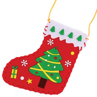 DIY 크리스마스 펠트 양말, 눈사람