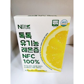 (1+1) 뉴네이처 톡톡 유기농 레몬즙 NFC 100% 2박스, 280g
