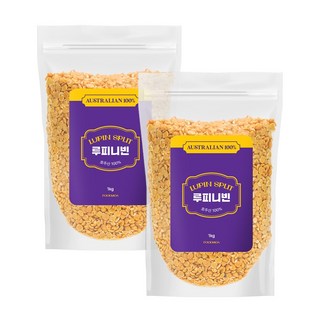 푸드모아 루피니빈 콩 루핀콩 루피니콩 고단백 식이섬유, 2개, 1kg