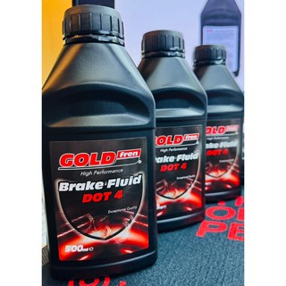 Goldfren DOT 4 煞車油 耐高溫 制動力佳 捷克大廠 兼容 Brembo 制動 汽機車通用, 1個