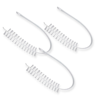 번쩍번쩍몰 세탁기 틈새 청소솔, 화이트, 3개