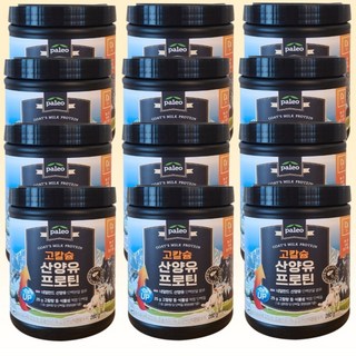 노비스바이오 팔레오 고칼슘 산양유 프로틴 280g 12개