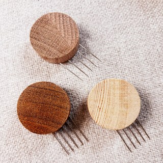 100% 원목 우드 꼭고핀 벽지핀, 1개, 3종 세트