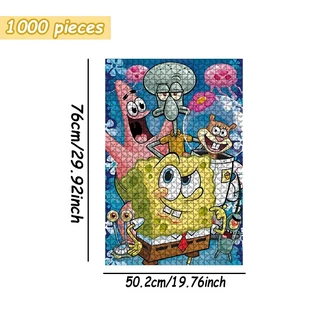 스폰지밥 나무 퍼즐 게임 다양한 조각 수의 교육용 장난감 (108/200/300/500/1000 옵션), 05 1000pieces