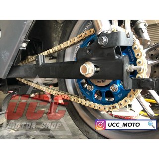 RK 黃金油封鏈條 油封鏈條 適用於AI1 Gogoro3 EC05GOGORO2 92目, RK黃金油封鍊+白鐵齒盤墊片（贈）, 1個