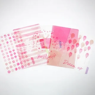 투명 용지 인덱스 분배기 A5 바인더 플래너 구멍 노트북 액세서리, 04 A5 5pcs