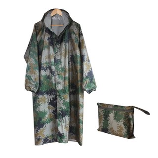 데이브렉 캠프용 레인코트 디지털 우비, L 신장150~170cm, 1개