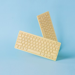 라이프썸 미니 블루투스 키보드 (LFS-HA43) 3종 택1, 레몬타르트, LFS-HA43, 제조사축