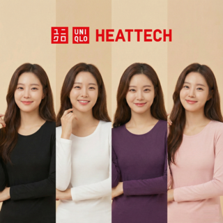 유니클로 히트텍 여성 크루넥 (일본매장판)