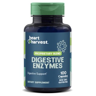Heart & Harvest 專利混合消化酵素膠囊, 1個, 100錠