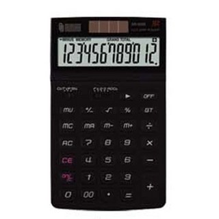 HJ 누리안 정품 탁상용 책상용 휴대용 계산기 12자리 전자계산기 NR-805 블랙