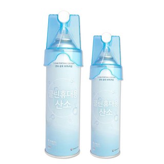 클린오투 휴대용 산소캔 648ml, 5개