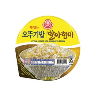 오뚜기 맛있는 오뚜기밥 발아현미 210g 한박스, 24개
