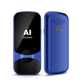 vormor Z2智能語音翻譯機 辦公學習語言翻譯 旅遊專用 精準離線 同聲翻譯筆 雙向翻譯機, T11深藍(2.4英寸）116種語言, Z2