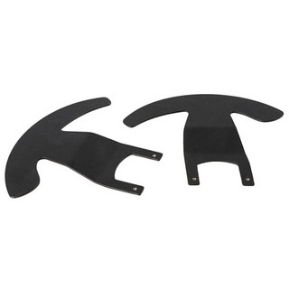 호환 로지텍 호환 G25 G27 용 헤비 듀티 패들 시프터 13-14 인치 휠 레이싱 카 RC 게임용 플랫 스티어링 휠 업그레이드, 1개