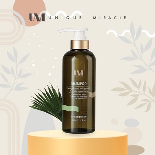 UNIQUE MIRACLE植萃鋸棕櫚養髮洗髮精，溫和潔淨，平衡油脂，豐盈秀髮, 1件, 500ml