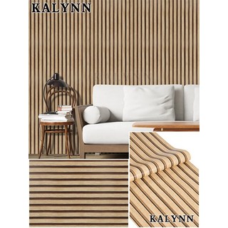 GEEKI 무늬목 우드 시트지 나무 벽지 스티커 필름지 DIY 셀프 인테리어 리폼 목재 격자 자체 접착 탈착식 필링 및 스틱 벽 종이 조리대 캐비닛 비닐 장식 너비 45cm, [02] 10 메터 x 45 센치메터, [27] YELLOW