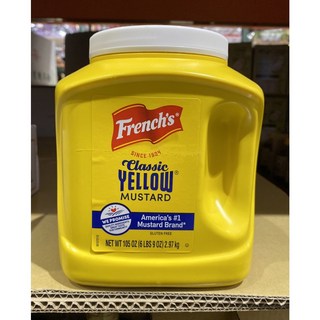 French＇s 黃芥茉醬 2.97公斤 台中小蜜蜂美式賣場代購 (開發票統編) 黃芥末 芥末醬, 1個, 貨運宅配