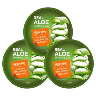 시투와이 알로에 수딩젤 대용량 펌프 수분크림 알로에베라 젤 겔, 300ml, 3개