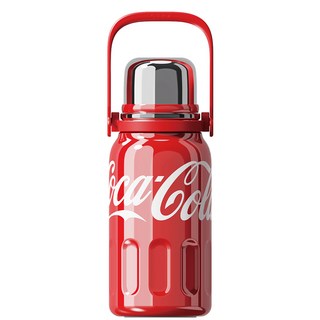 GERM復古可口可樂保溫瓶 手提保溫保冷瓶 大容量水壺, 紅色, 1個, 800ml