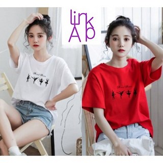 링크어패럴 쇼걸 여성박스티 반팔 여성 롱 반팔티 여자반팔박스티 티셔츠
