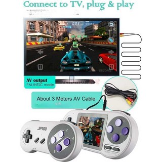 sf2000 휴대용 게임 레트로 게임기(16G), 게임기 + 핸들 1개
