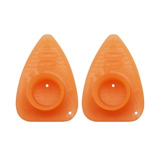 휠라 파크골프 에이밍 골프티 고무티 삼각티, 2개, 오렌지