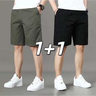 남자 반바지 면100% 스판 밴딩 기본 반바지 2P세트 tanlz